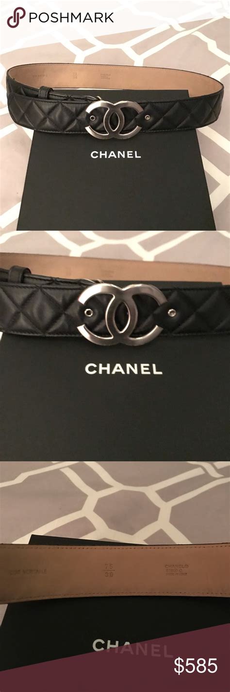 how to spot a fake chanel belt|authentic chanel belt.